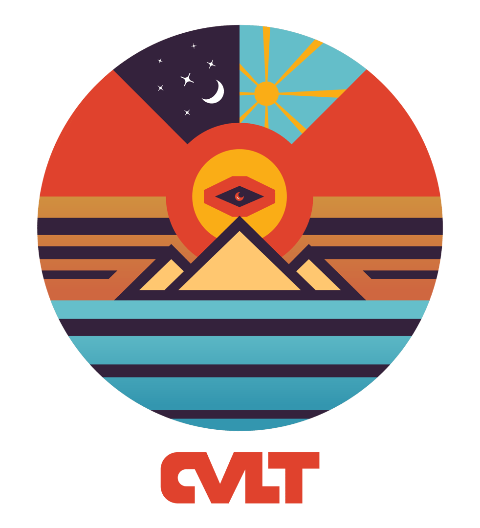 iBattle TV CVLT illustration design for shirts, hats and hoodies.